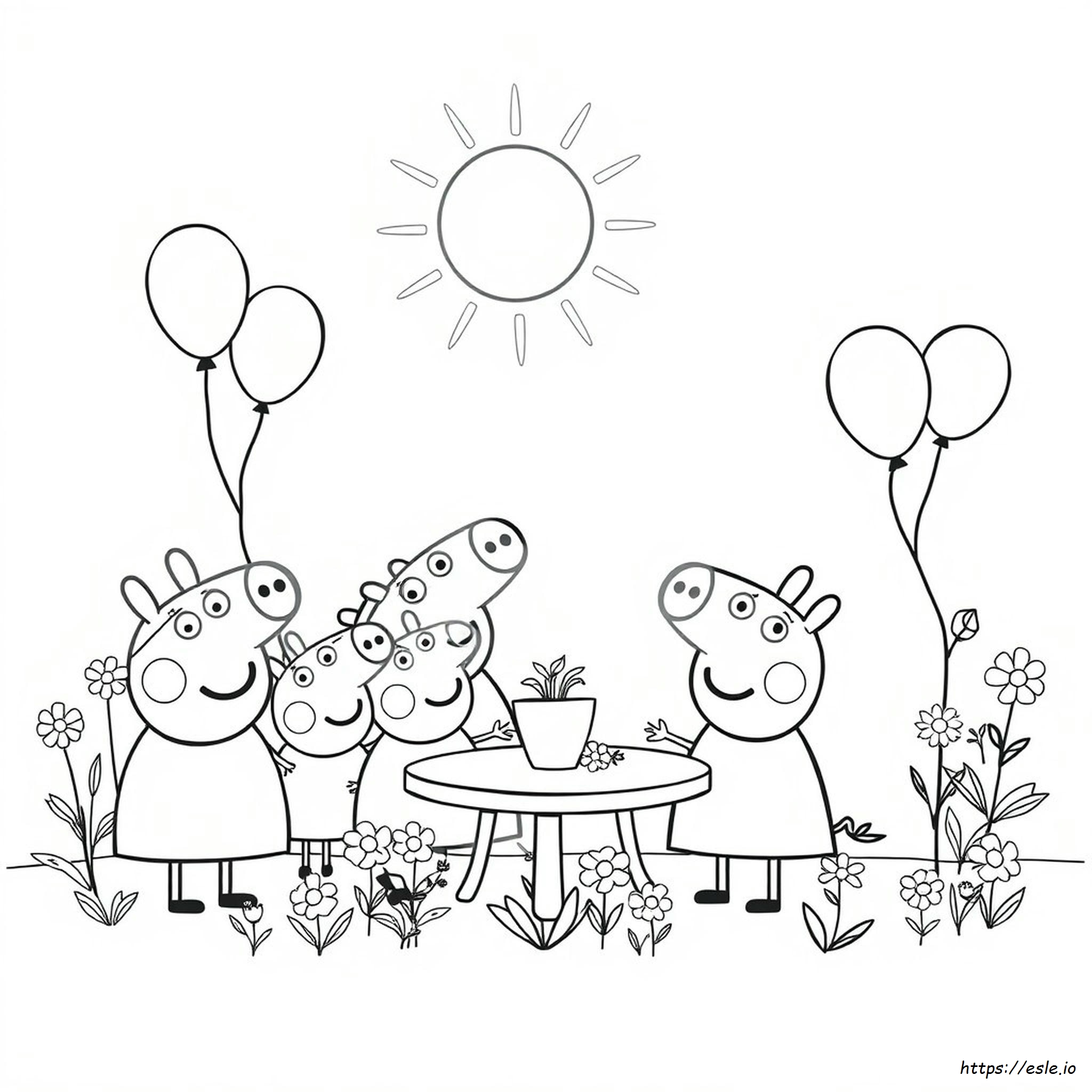 Peppa Encanto Coloring Pages