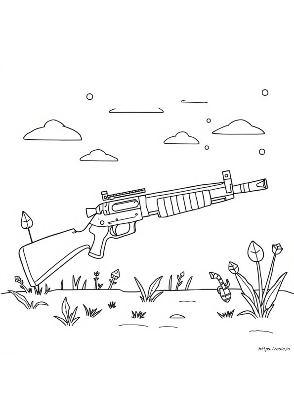 Desene De Colorat Cu Arme