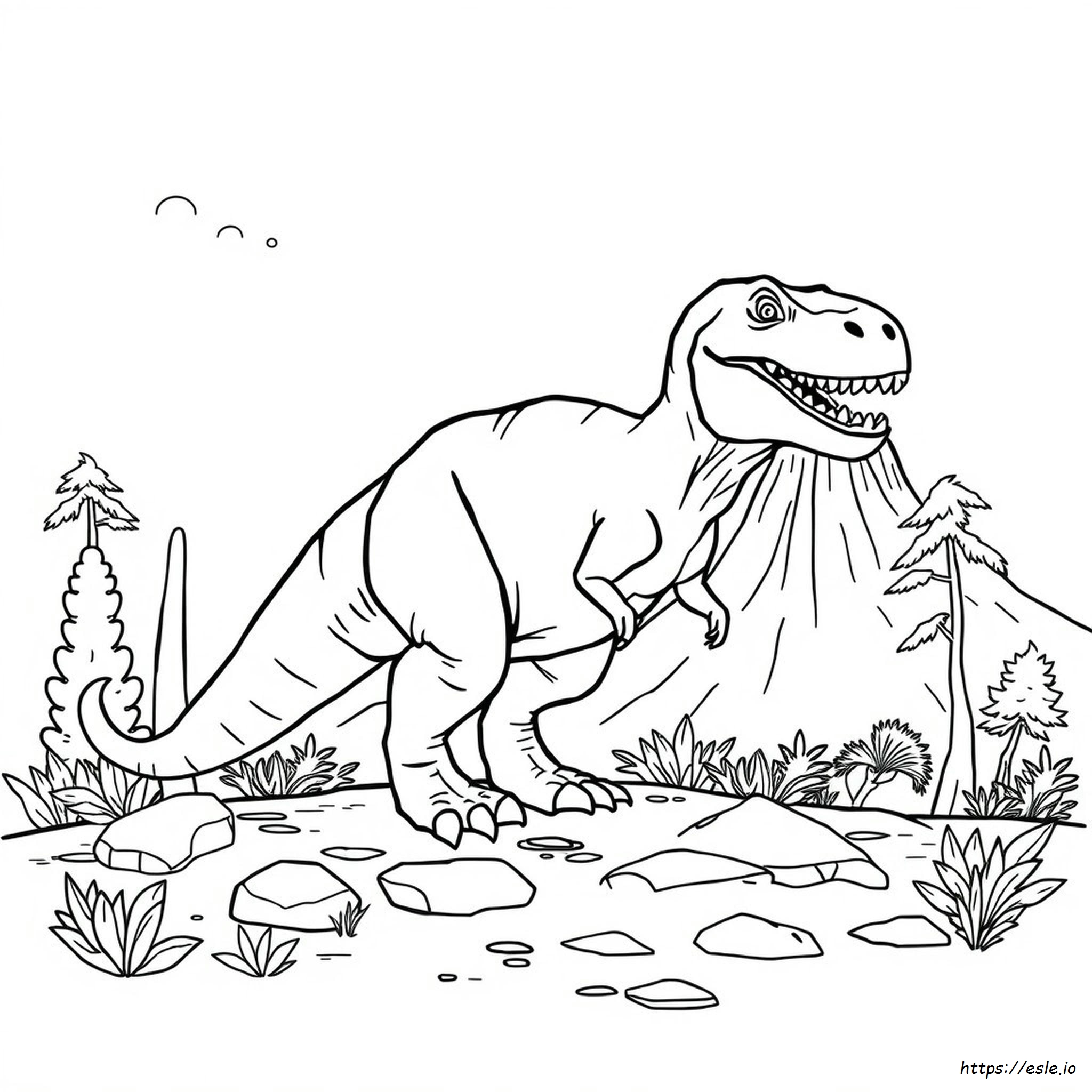 Dinosaurier Ausmalbilder T Rex