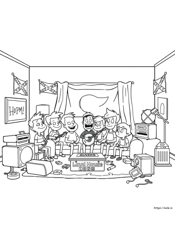 Loud House Színező