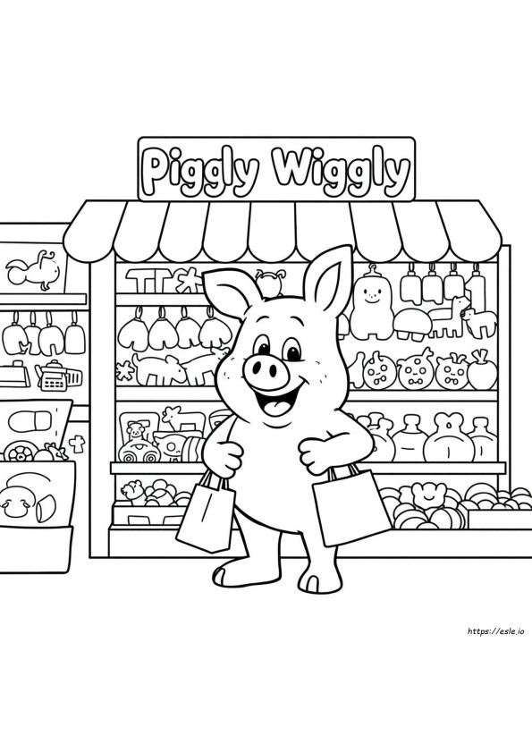 Kolorowanki Piggly Wiggly