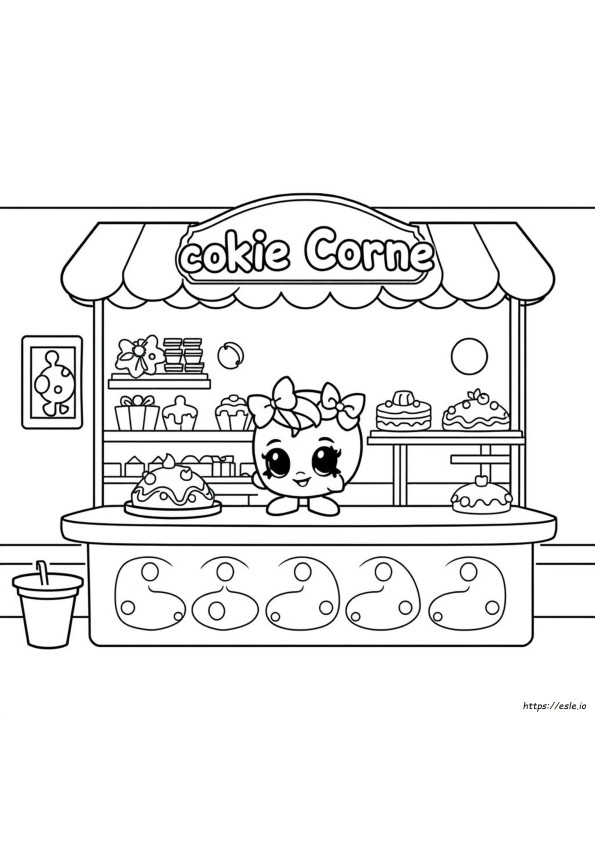 Cookie Cookie Shopkins Desenhos Para Colorir