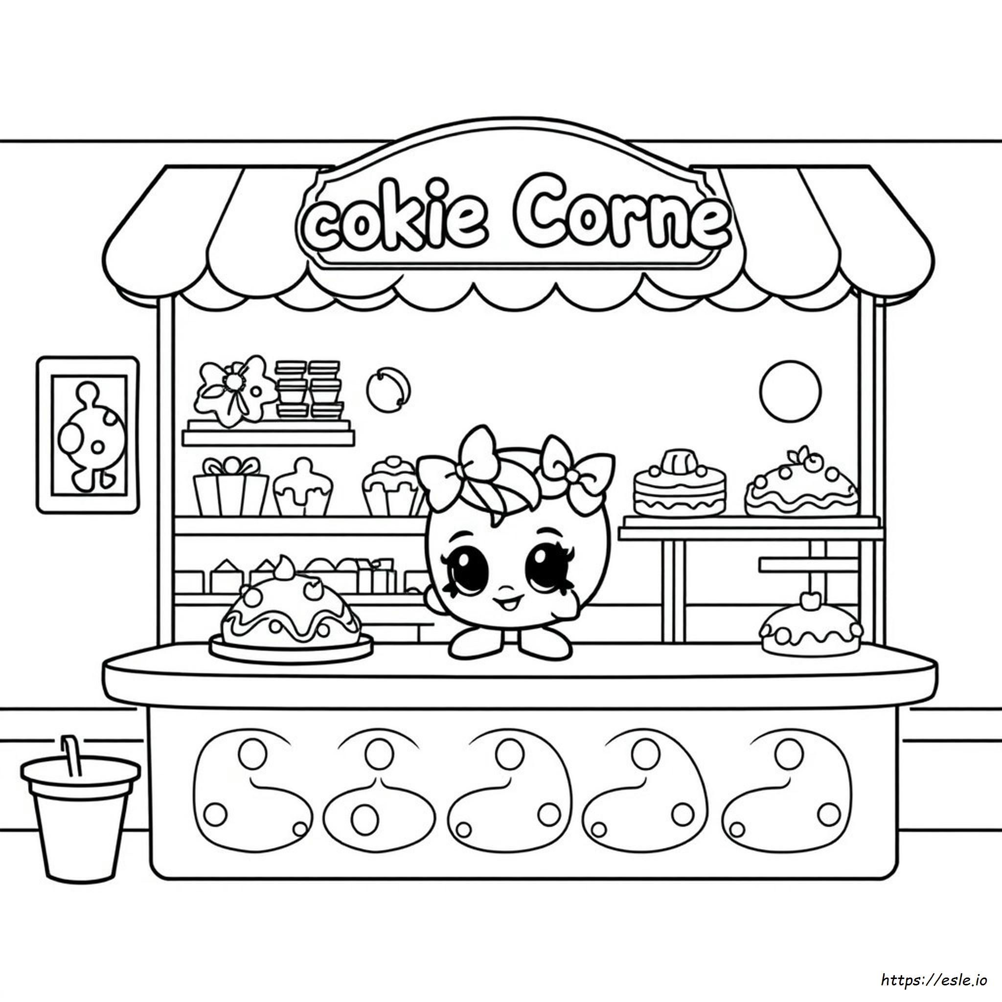 Cookie Cookie Shopkins Coloring Pages