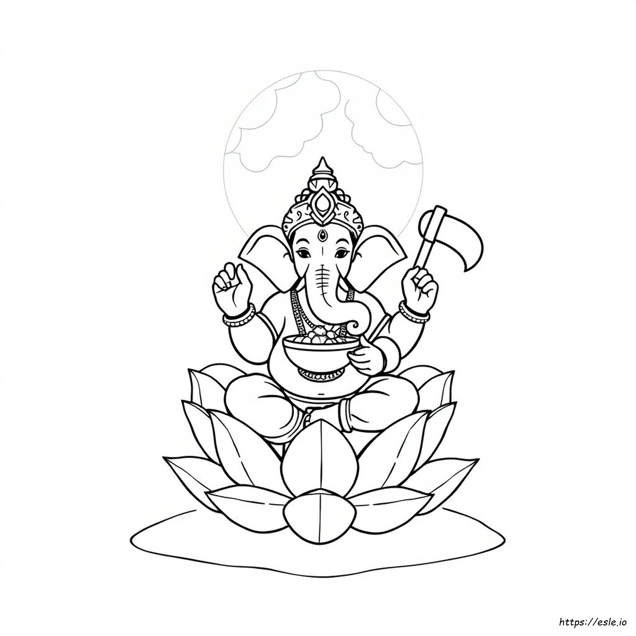 Printable Ganesha Coloring Pages