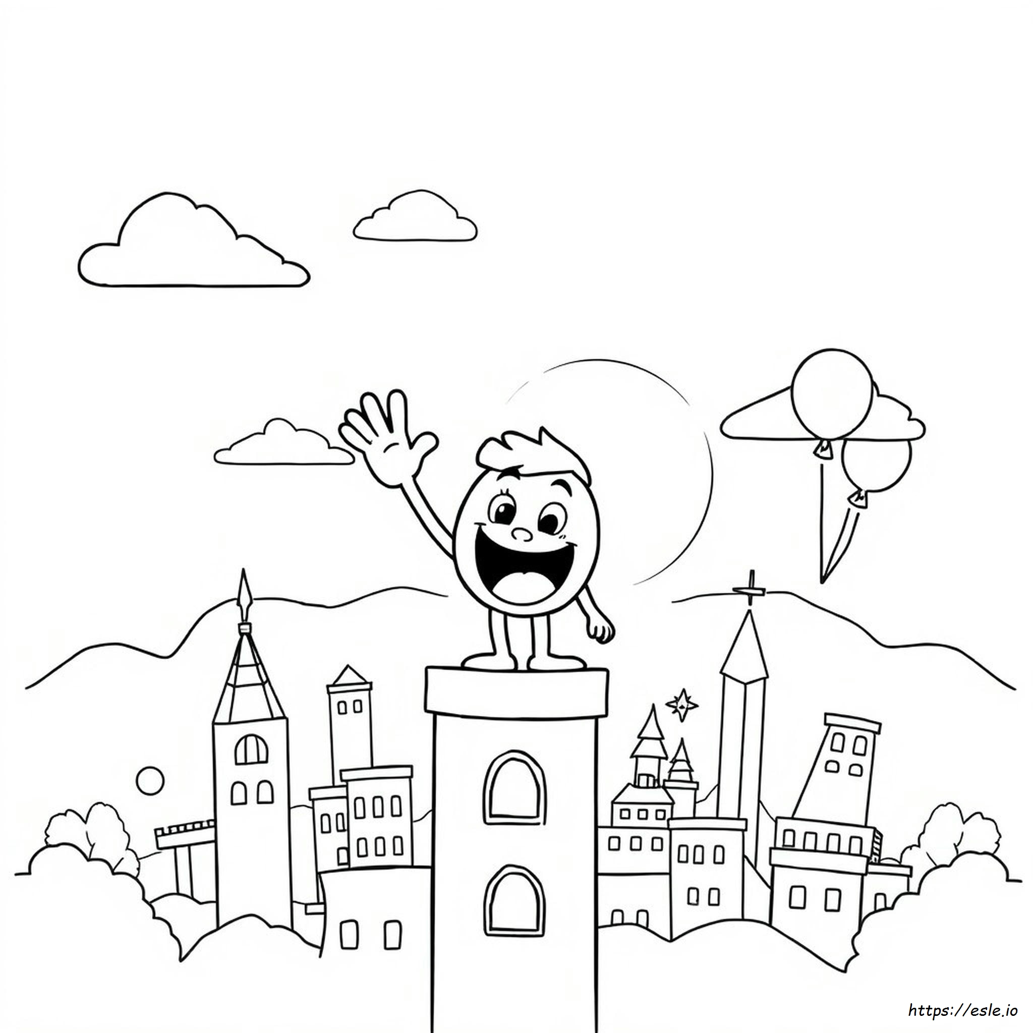 Cartoon Drawings Coloring Pages