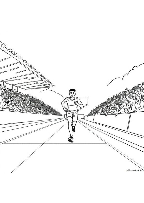 Noah Lyles Kolorowanka