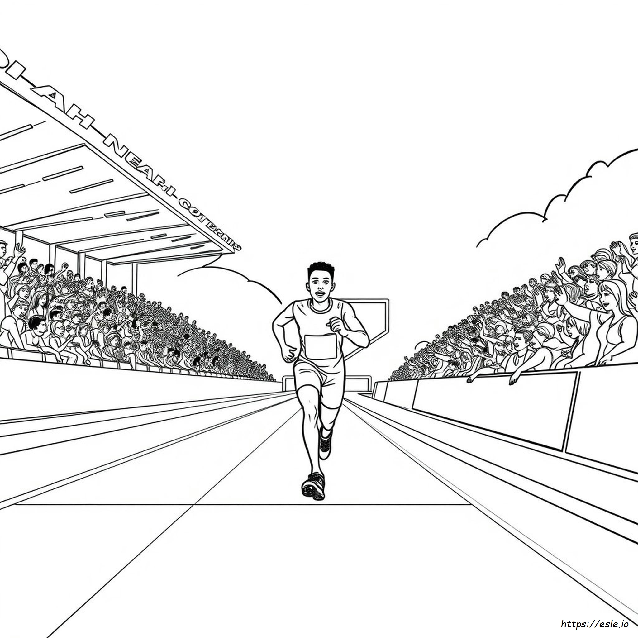 Noah Lyles Para Colorir