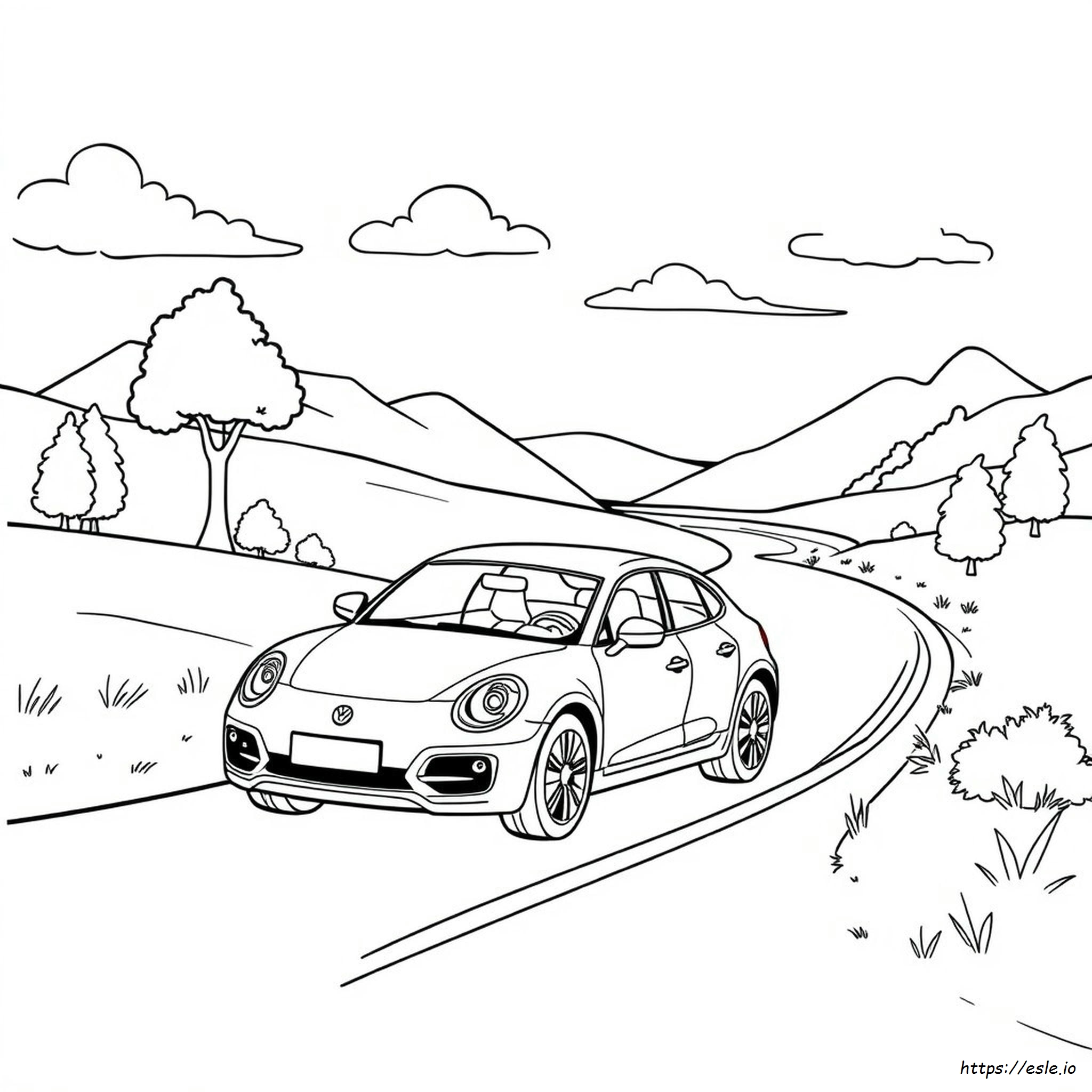 Immagini Di Auto Da Colorare