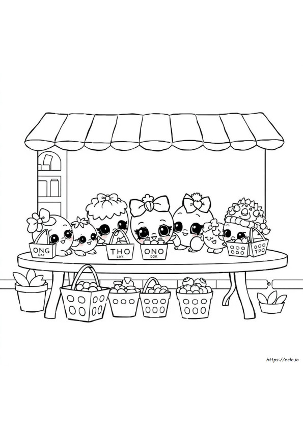 Shopkins Para Colorir Grátis