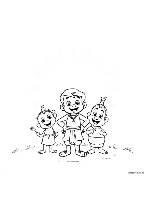 Kolorowanki Chhota Bheem