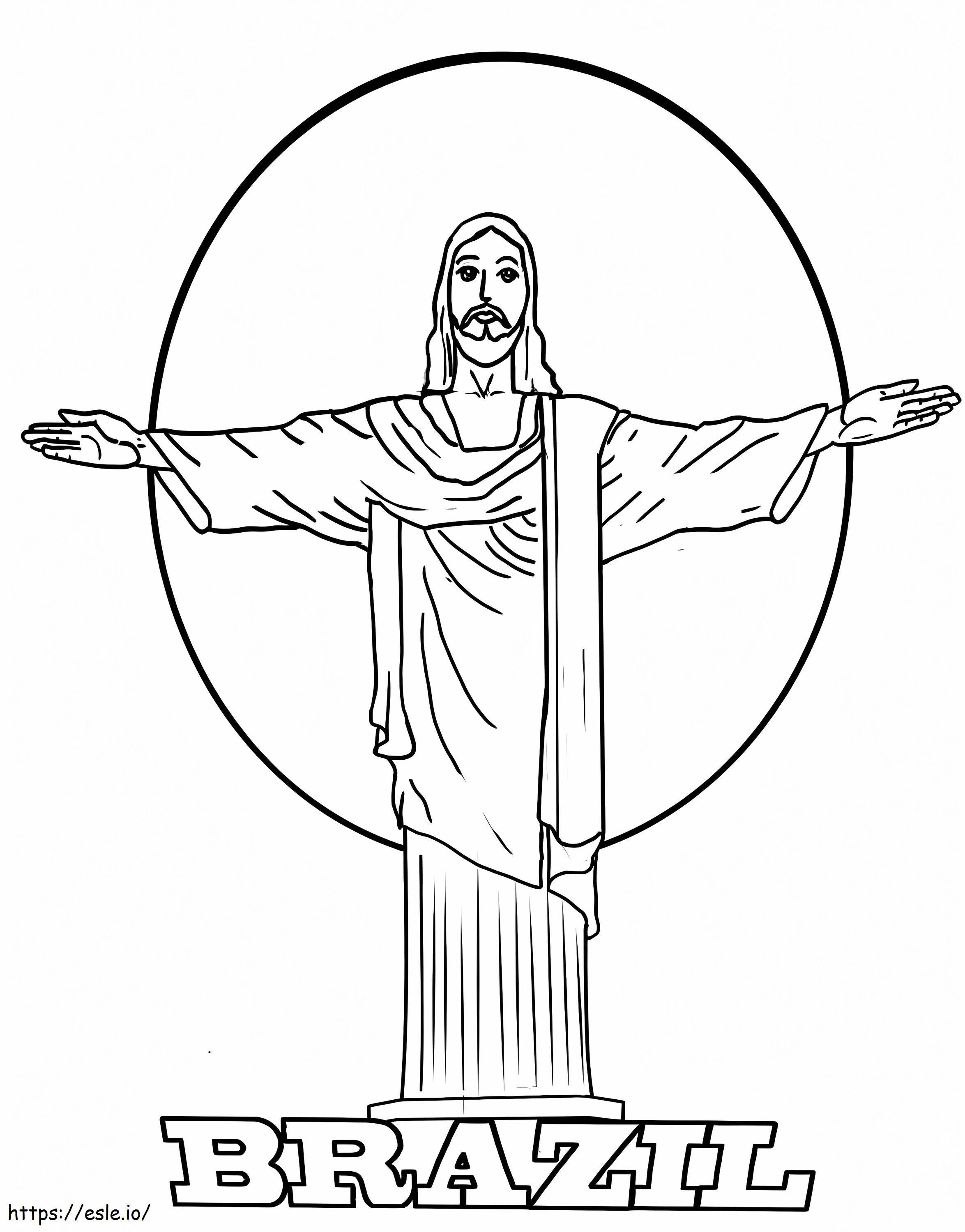 Christus der Erlöser 2 ausmalbilder