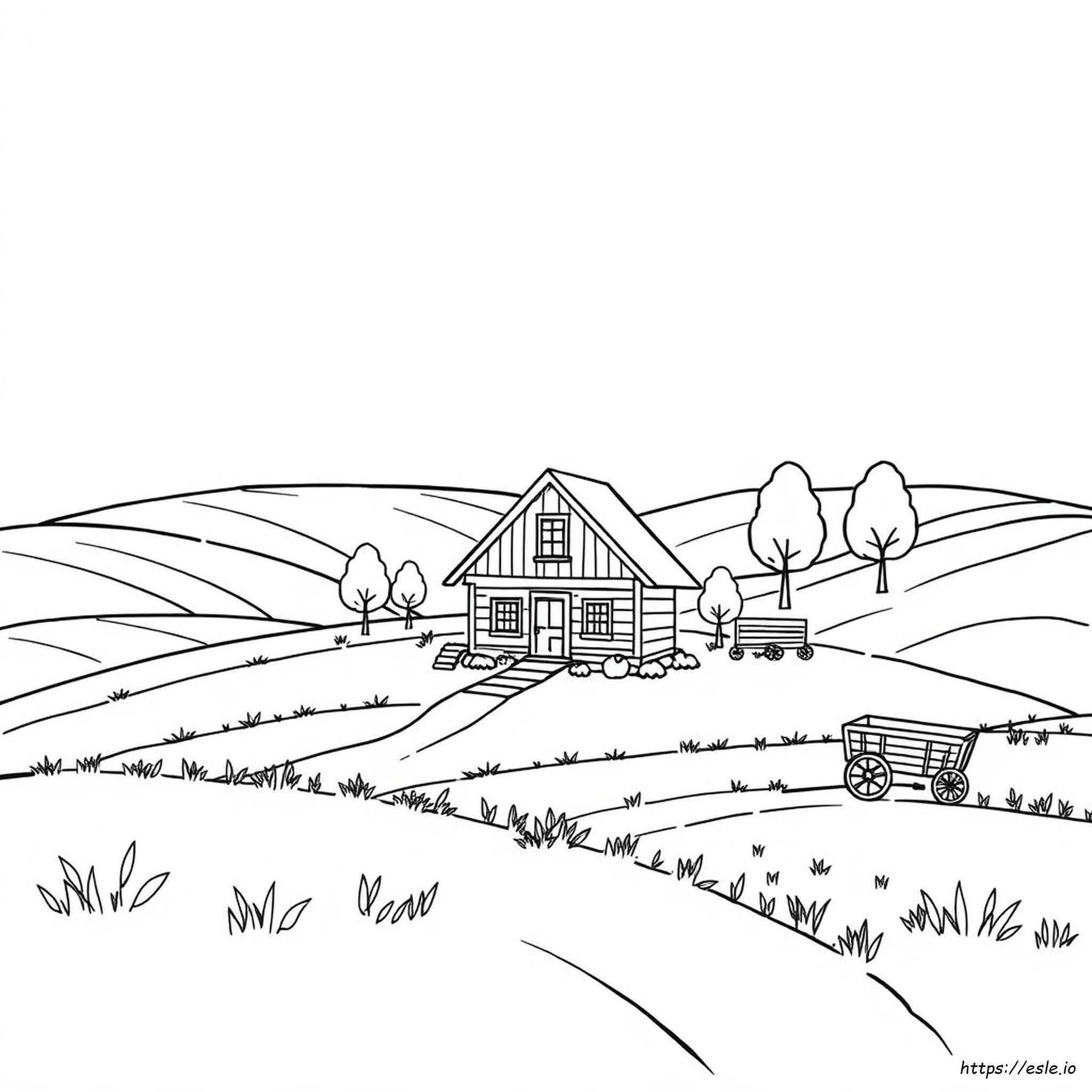 La Casa Nella Prateria Disegni Da Colorare