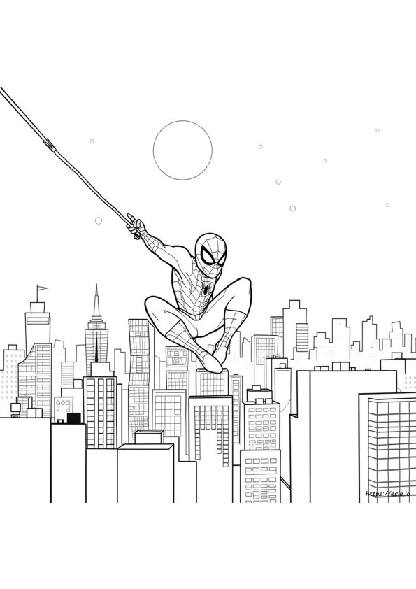 Desene De Colorat Spiderman