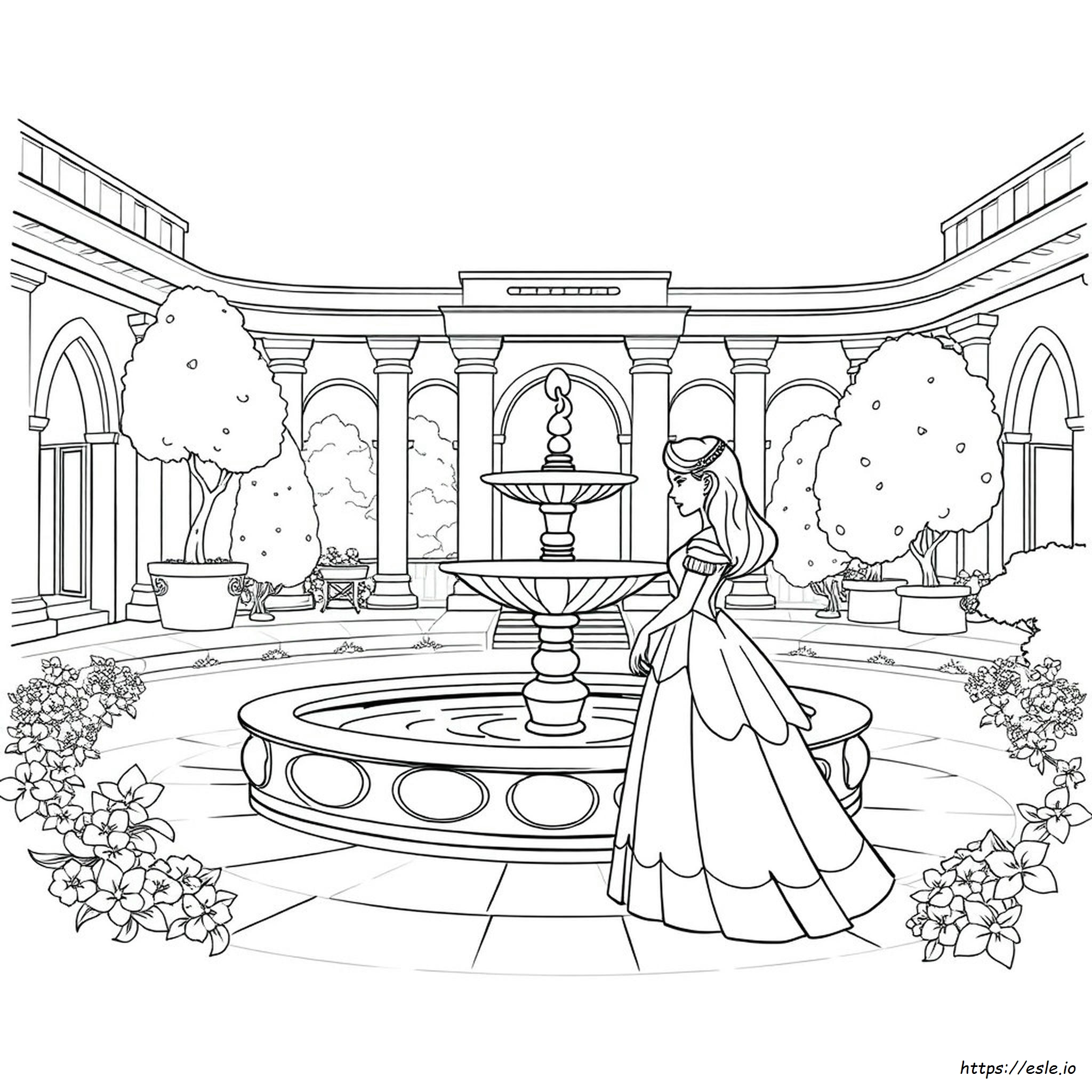 Princess Printout For Coloring