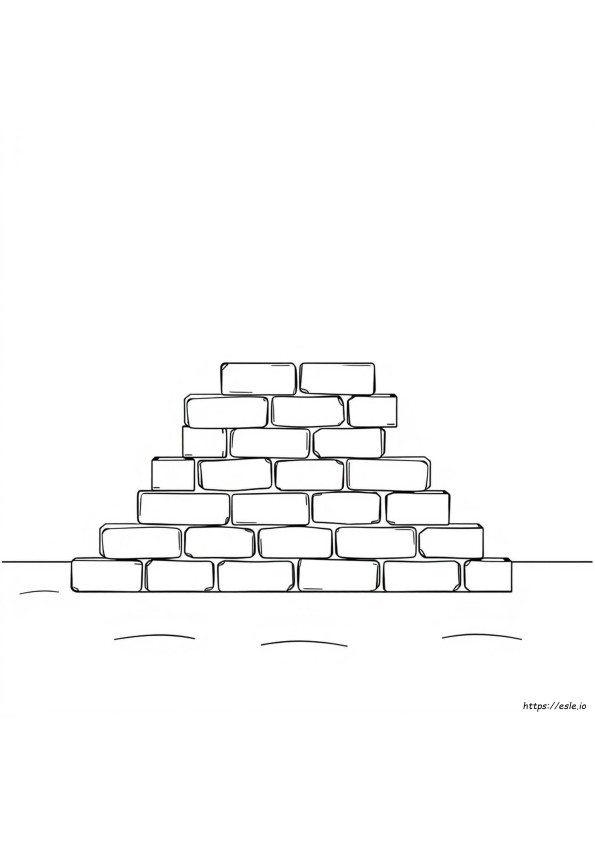 Coloring Pages Of Bricks