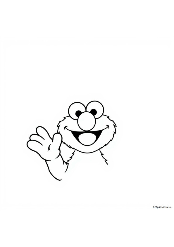 Elmo Da Colorare