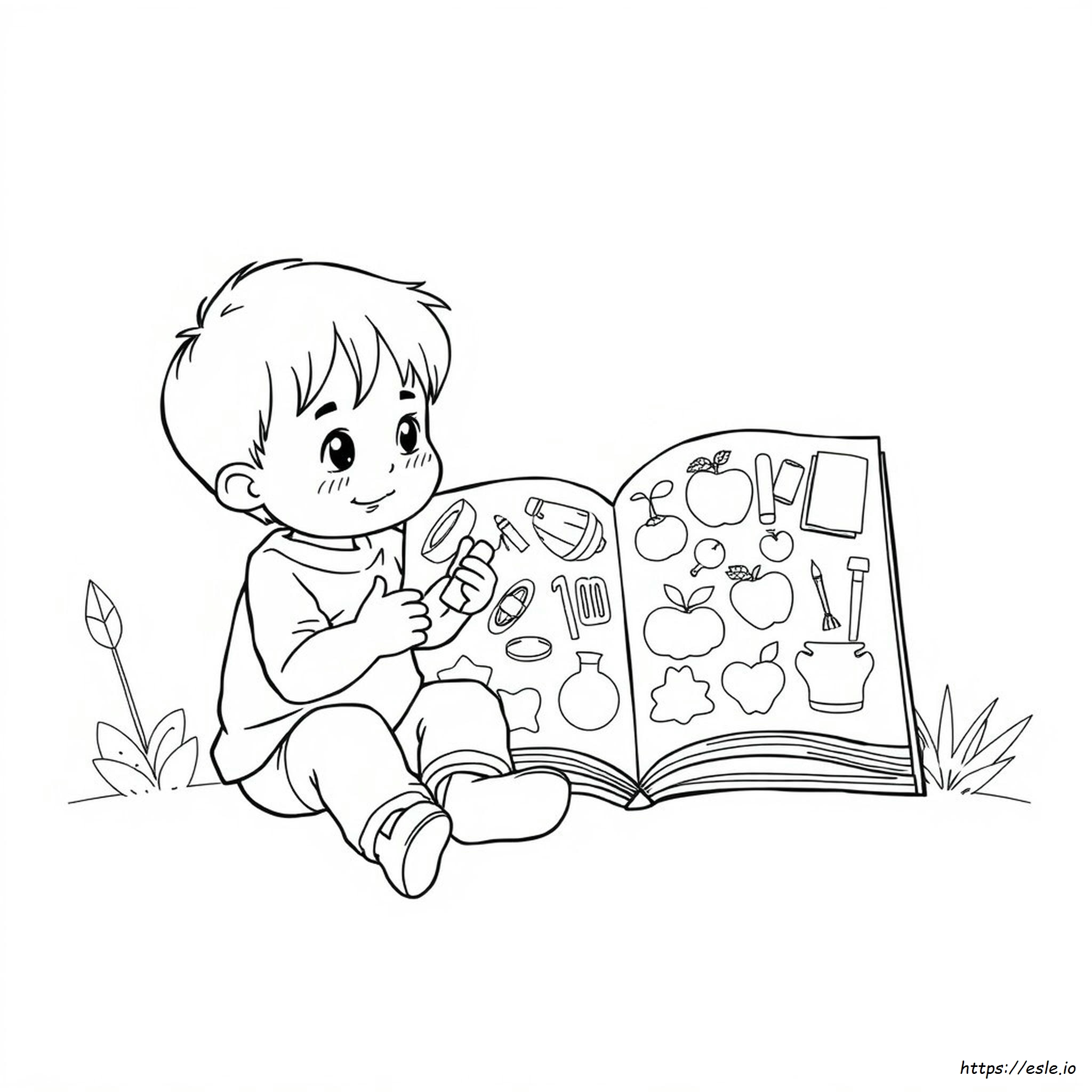 Imágenes De Páginas De Libros Para Colorear