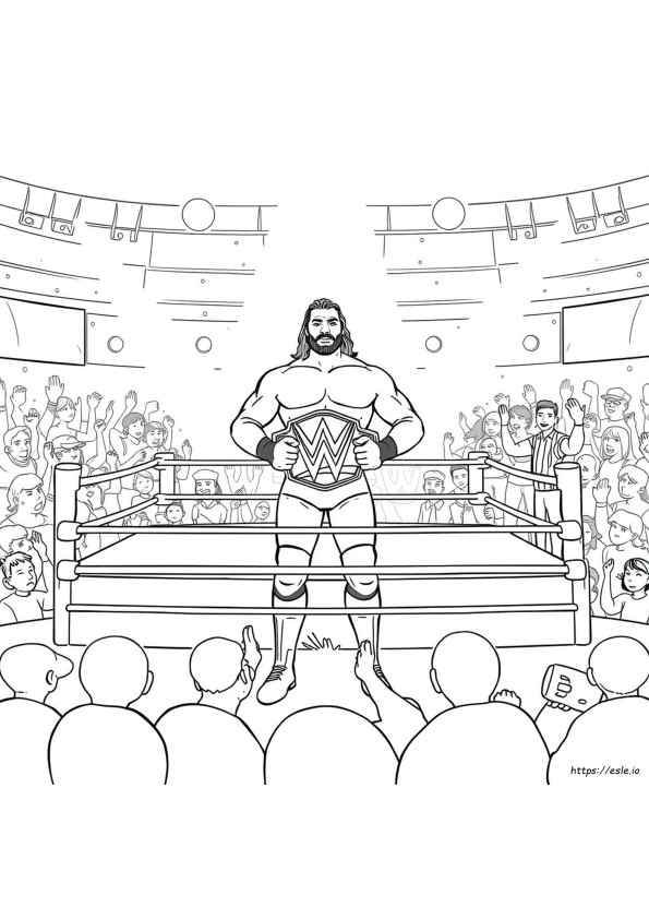 Championship Wwe Coloring Book