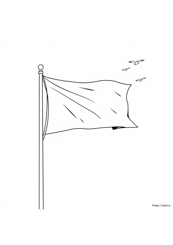 Hoja Para Colorear De Bandera