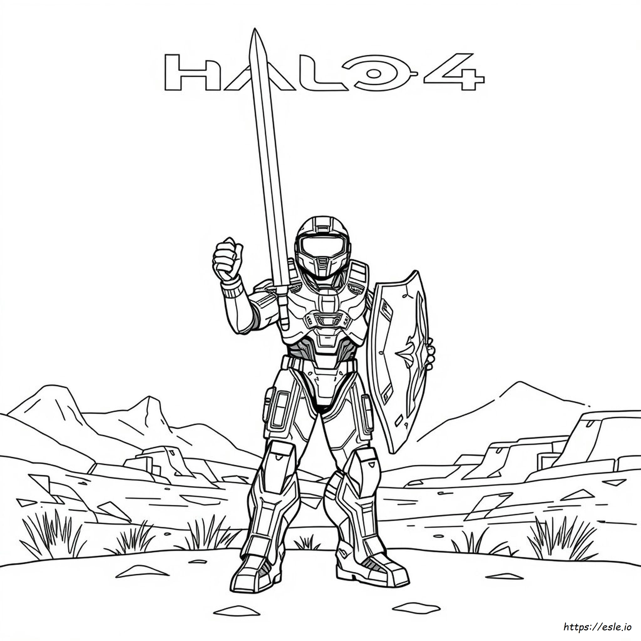Dibujos De Halo 4 Para Colorear