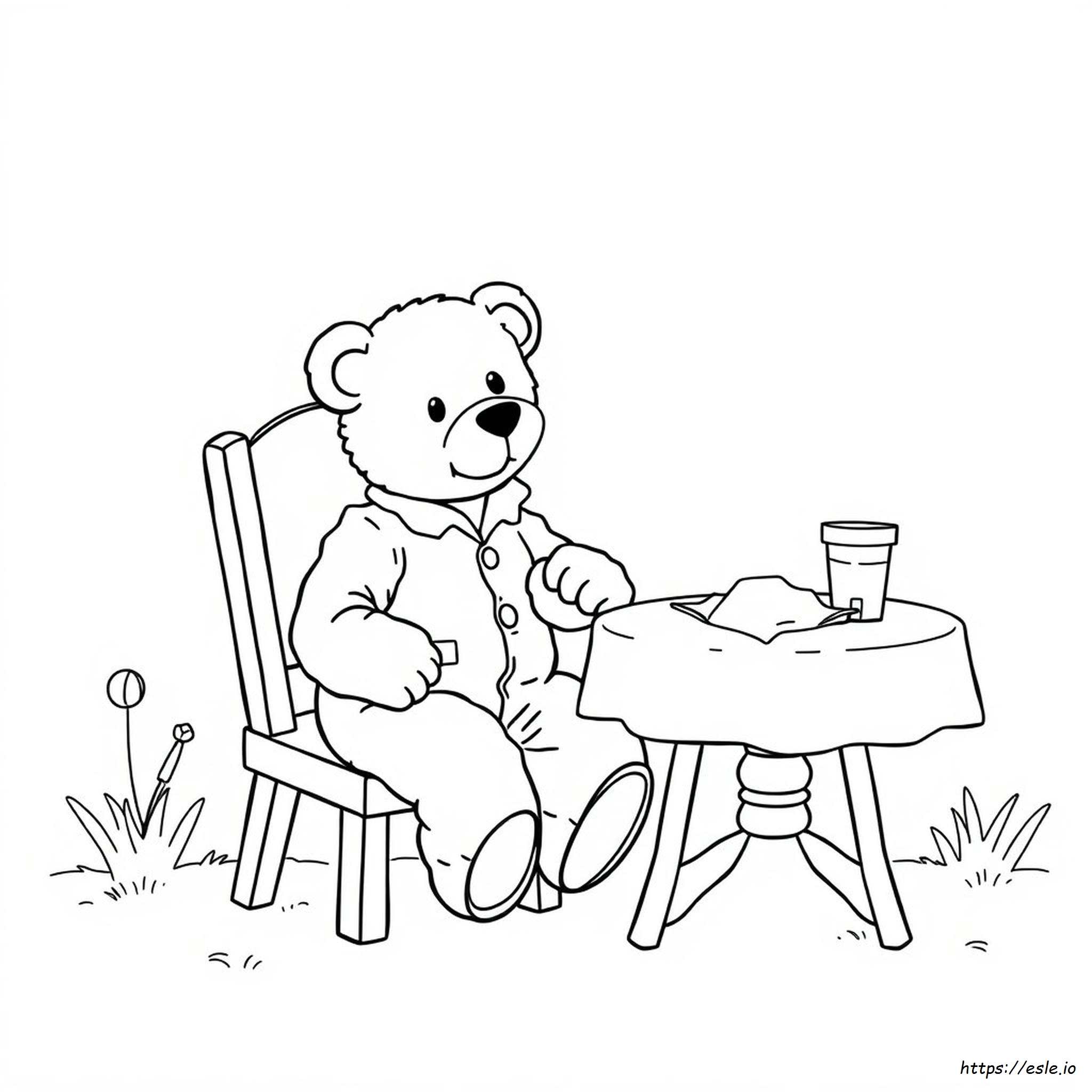 Corduroy Bear Coloring Page