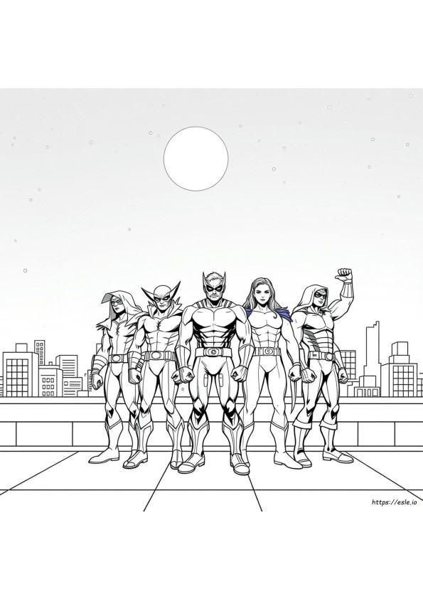 Coloriages X-Men À Imprimer