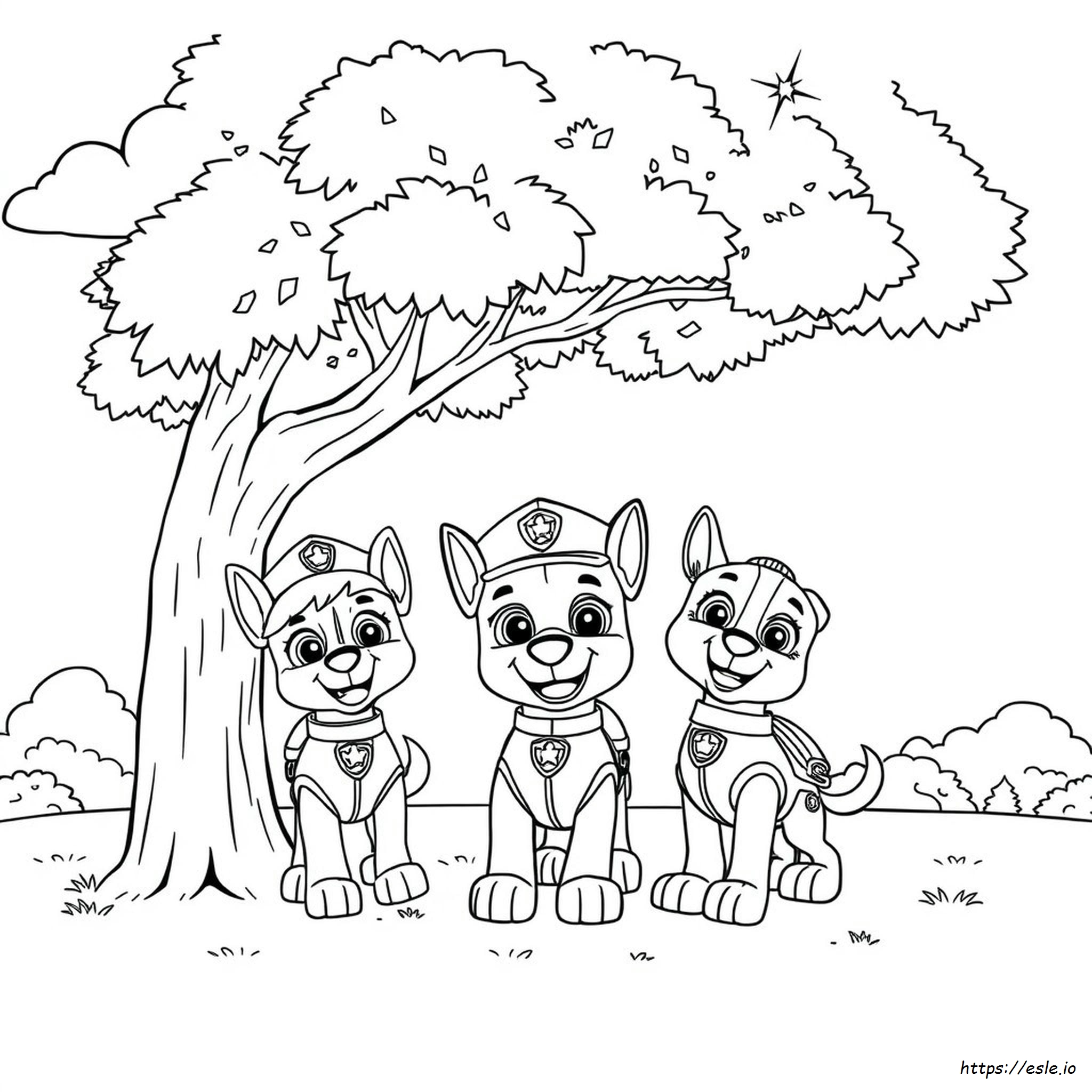 Paw Patrol Boyama Sayfası