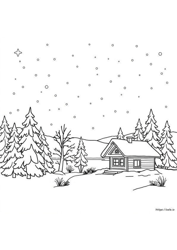 January Cover For Coloring