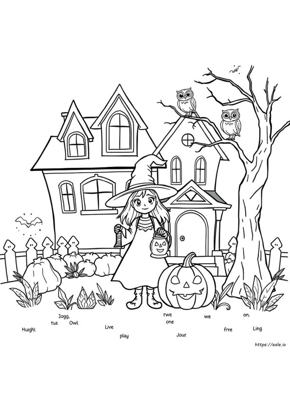 Leuke Halloween Kleurplaten Voor Volwassenen