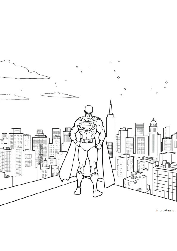 Coloring Super Man