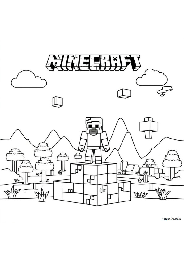 Mindcraft Color Page
