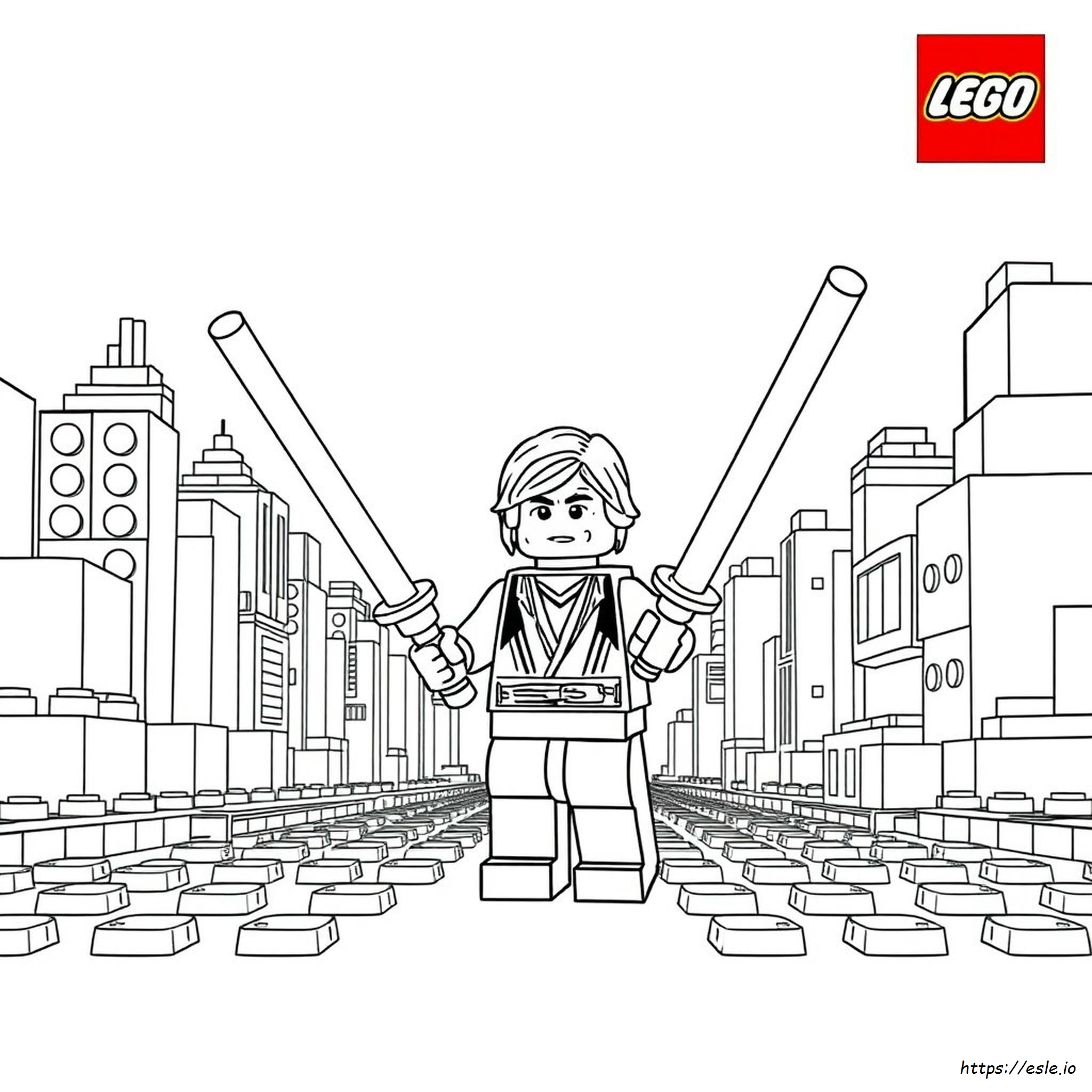 Lego Anakin Skywalker Coloring Pages