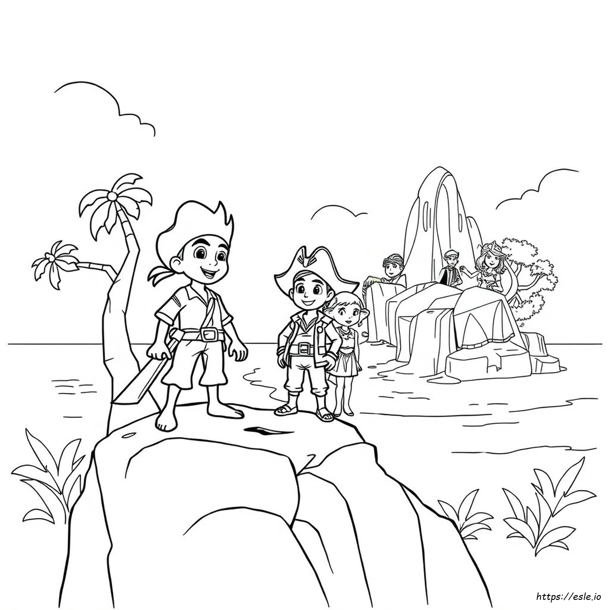 Jake And The Neverland Pirates Coloring