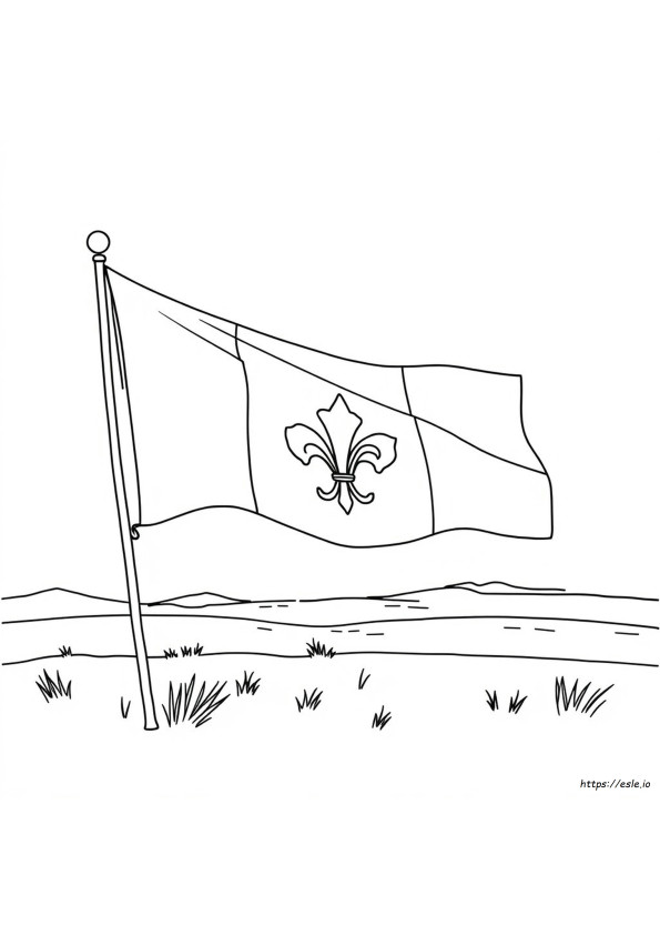 Bandiera Del Manitoba Da Colorare