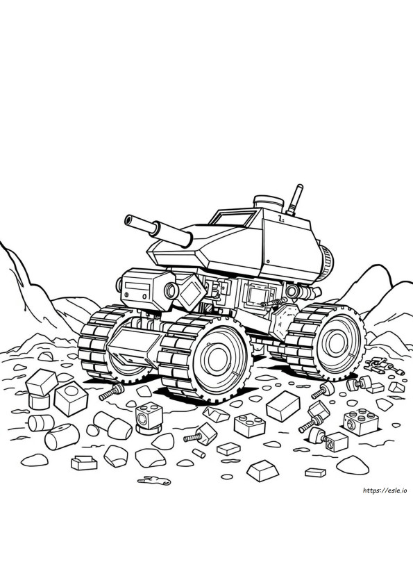 Coloriages À Imprimer Lego War Machine
