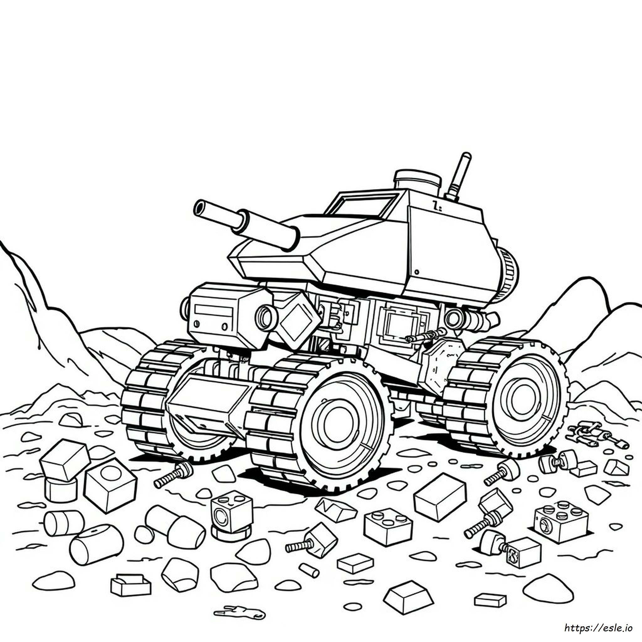 War Machine Lego Da Colorare