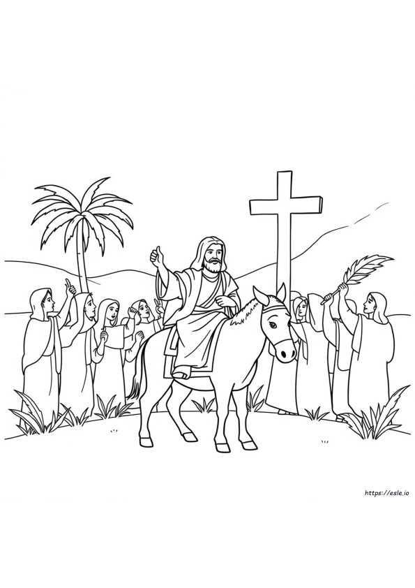 Free Printable Coloring Pages For Palm Sunday