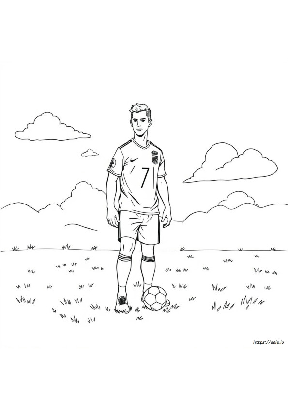 Kolorowanka Cr7
