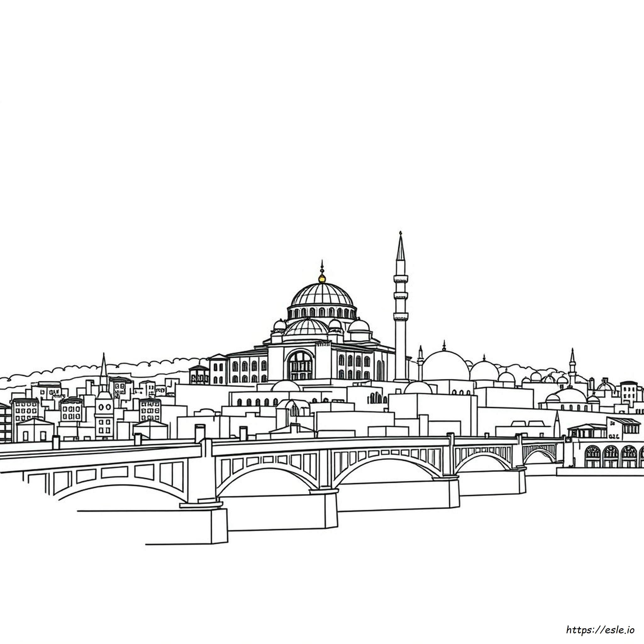 Istanbul Coloring Pages