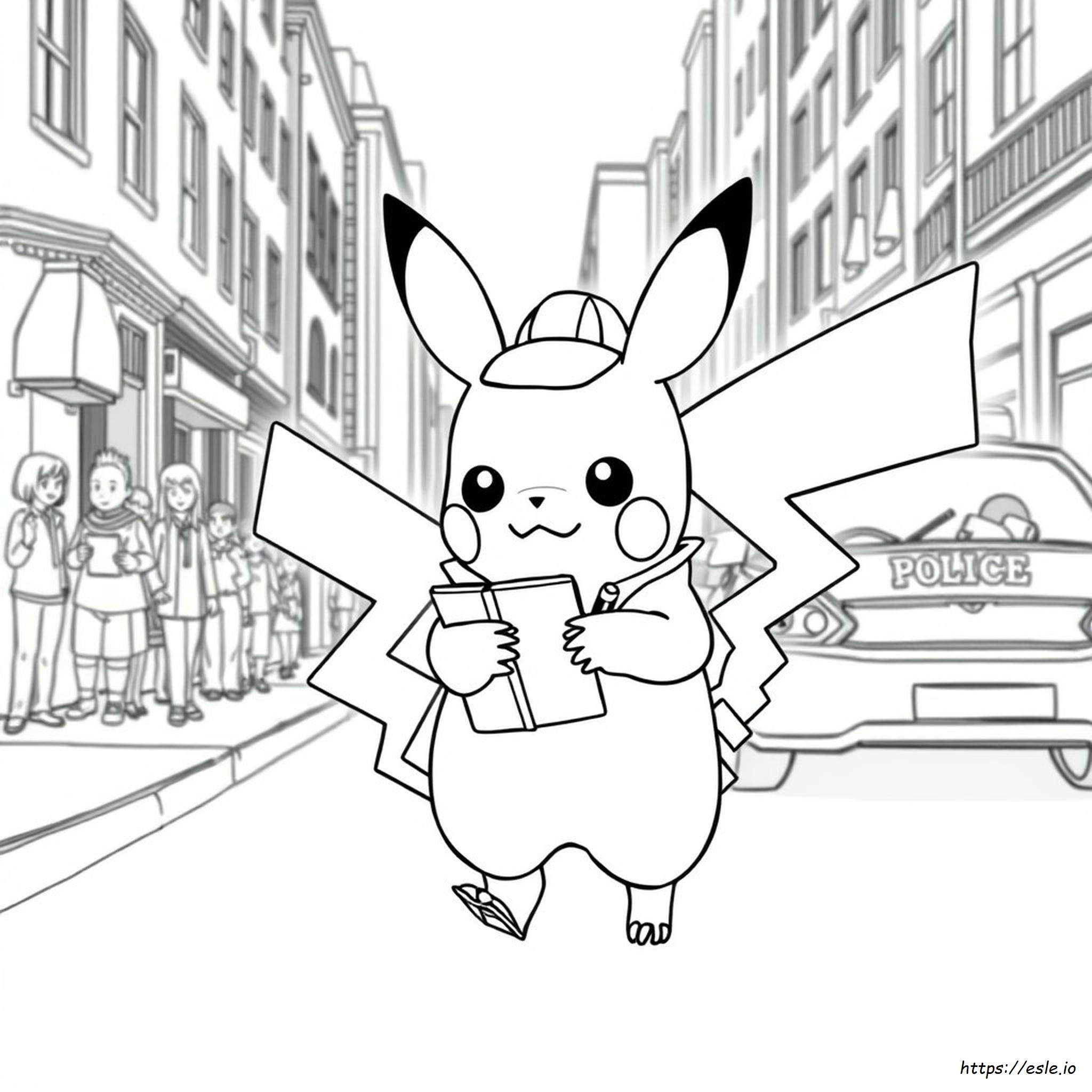 Desenhos Para Colorir Do Filme Detetive Pikachu Pokémon