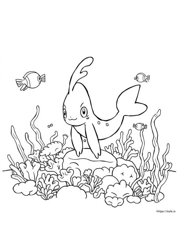 Kolorowanka Pokemon Manaphy