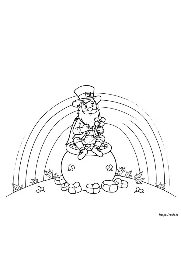 Leprecauno Da Colorare E Stampare