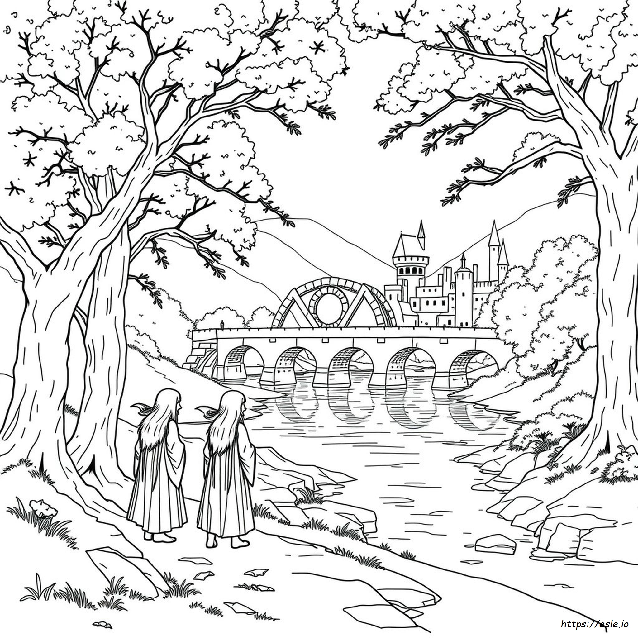 Rivendell Para Colorir