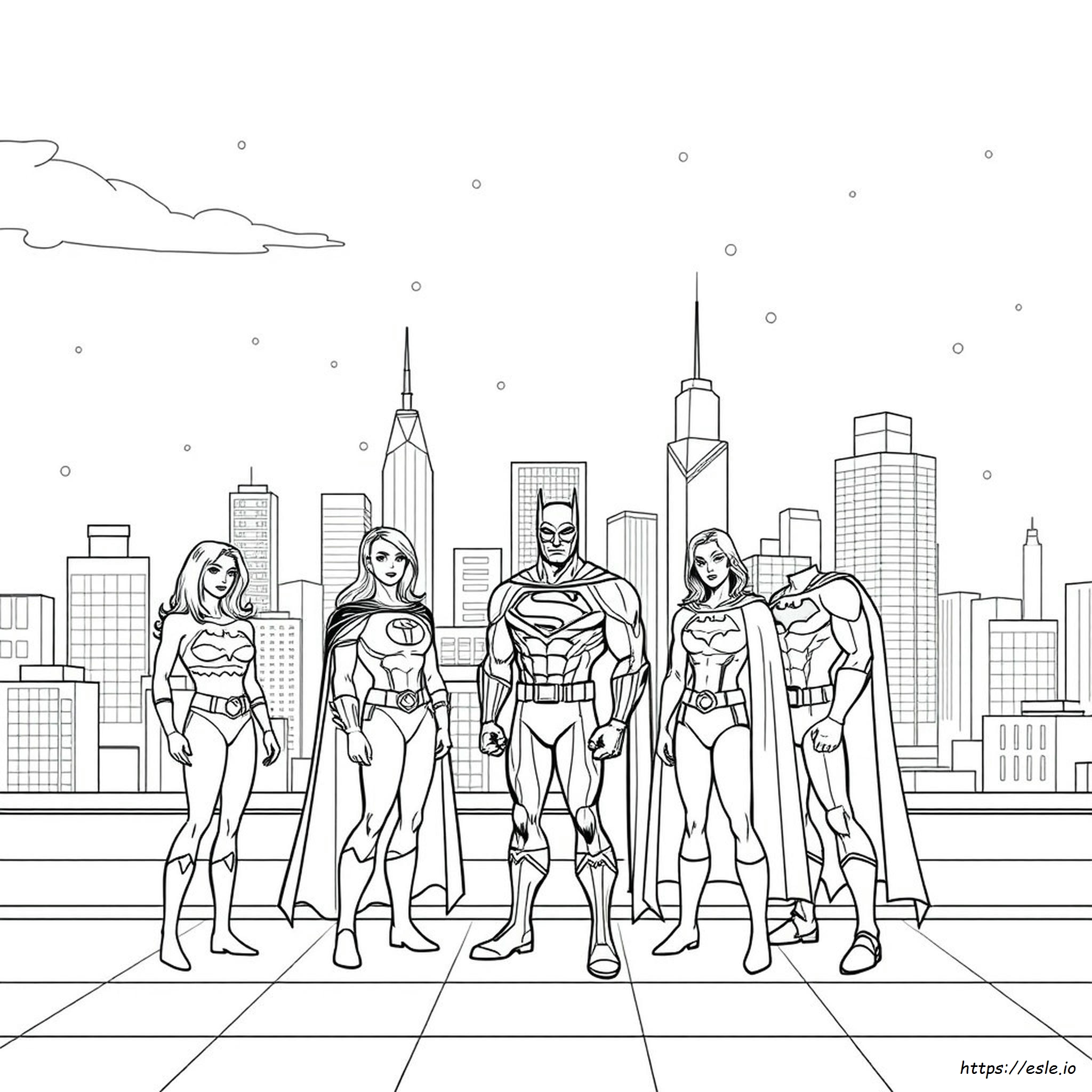 Justice League Coloring Pages Pdf