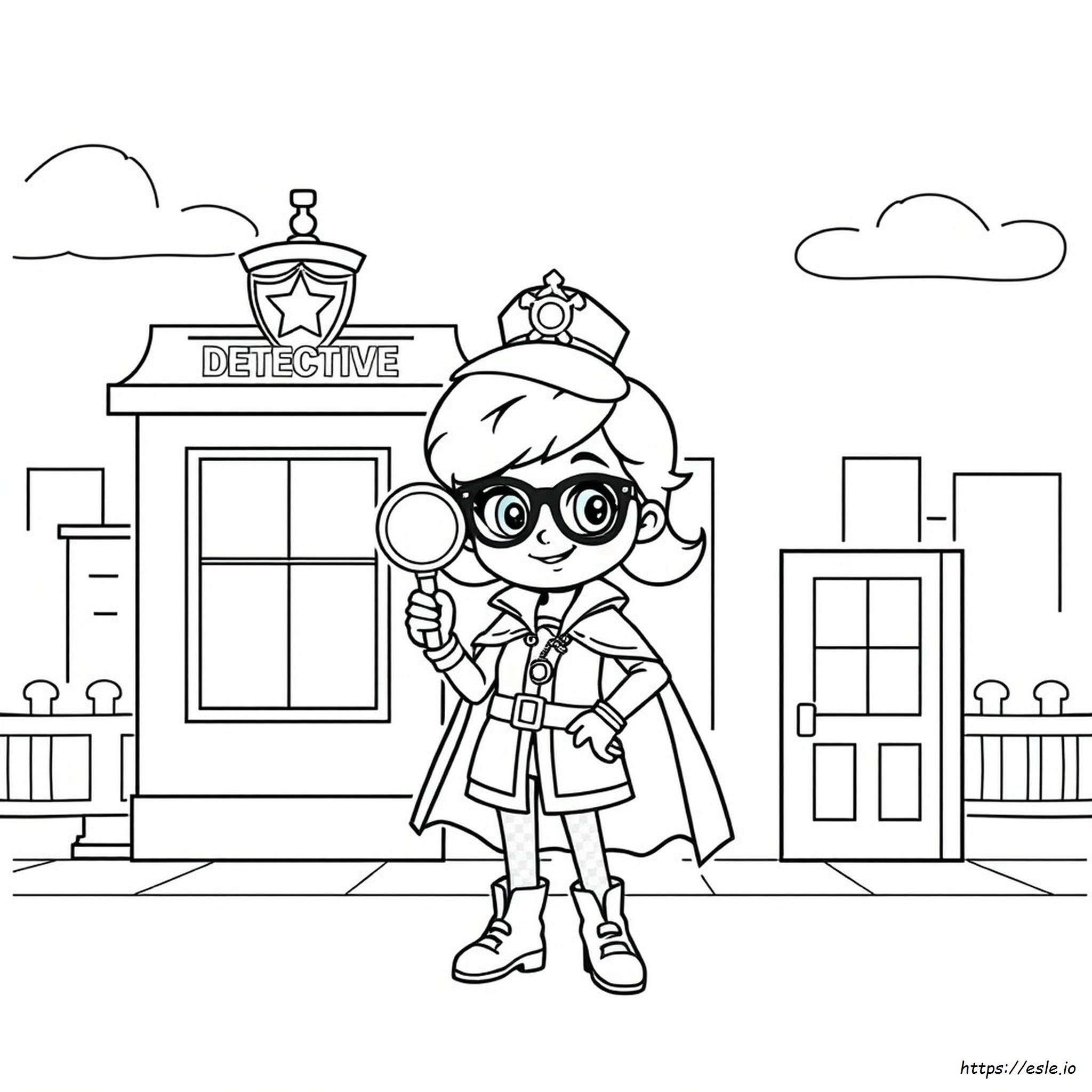 Mira, A Detetive Real: Desenhos Para Colorir Para Imprimir
