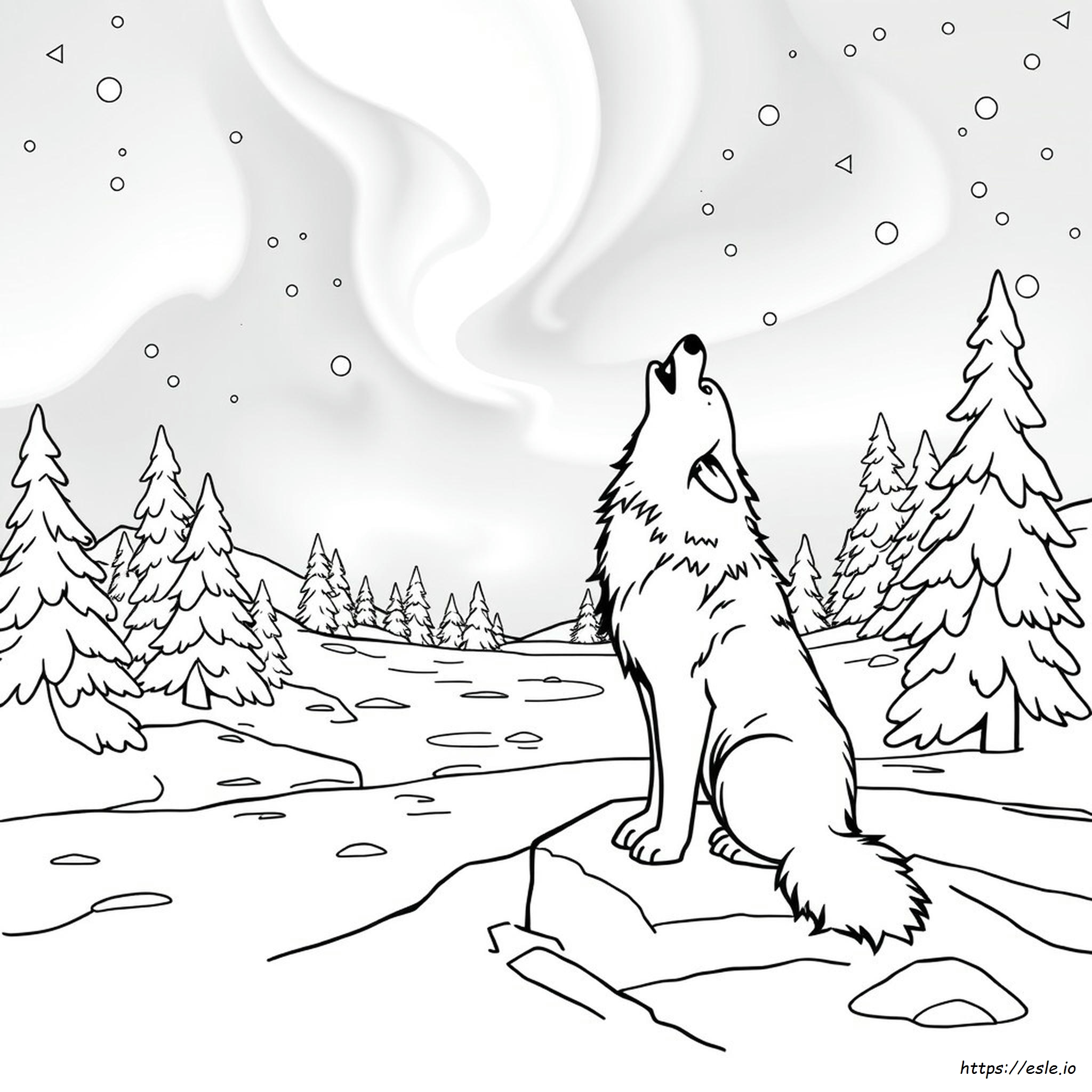 Animal Jam Arctic Wolf Coloring Pages