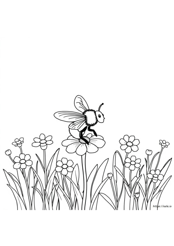 Páginas Para Colorear De Abejas