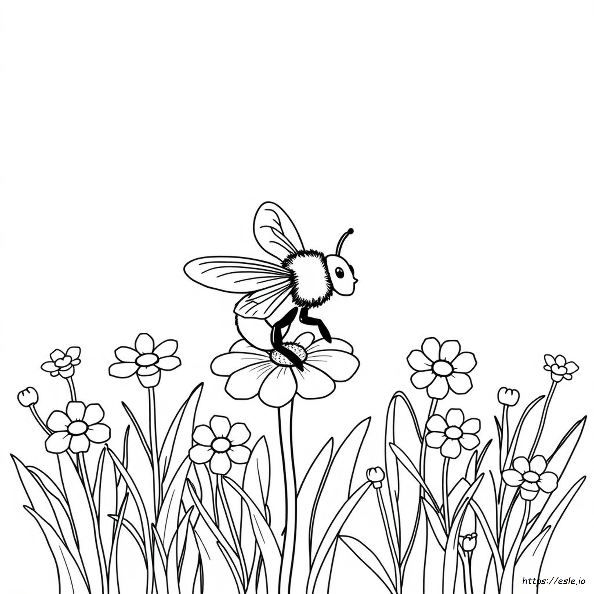 Páginas Para Colorear De Abejas