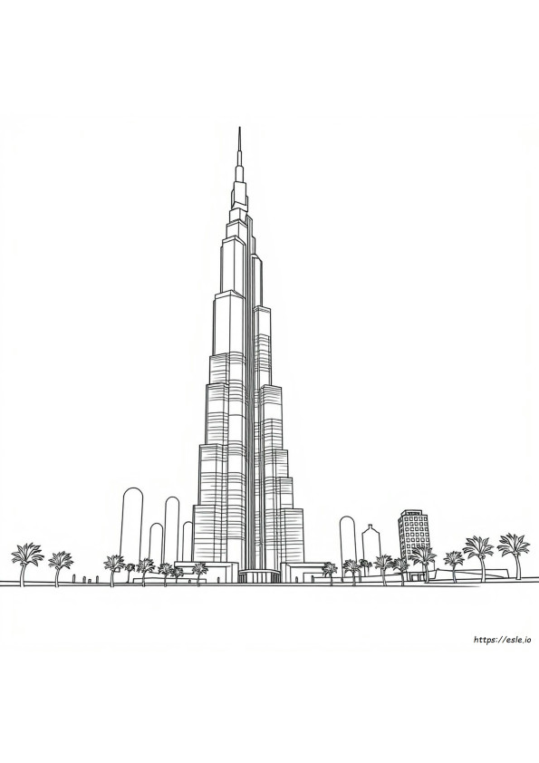 Burj Khalifa De Colorat