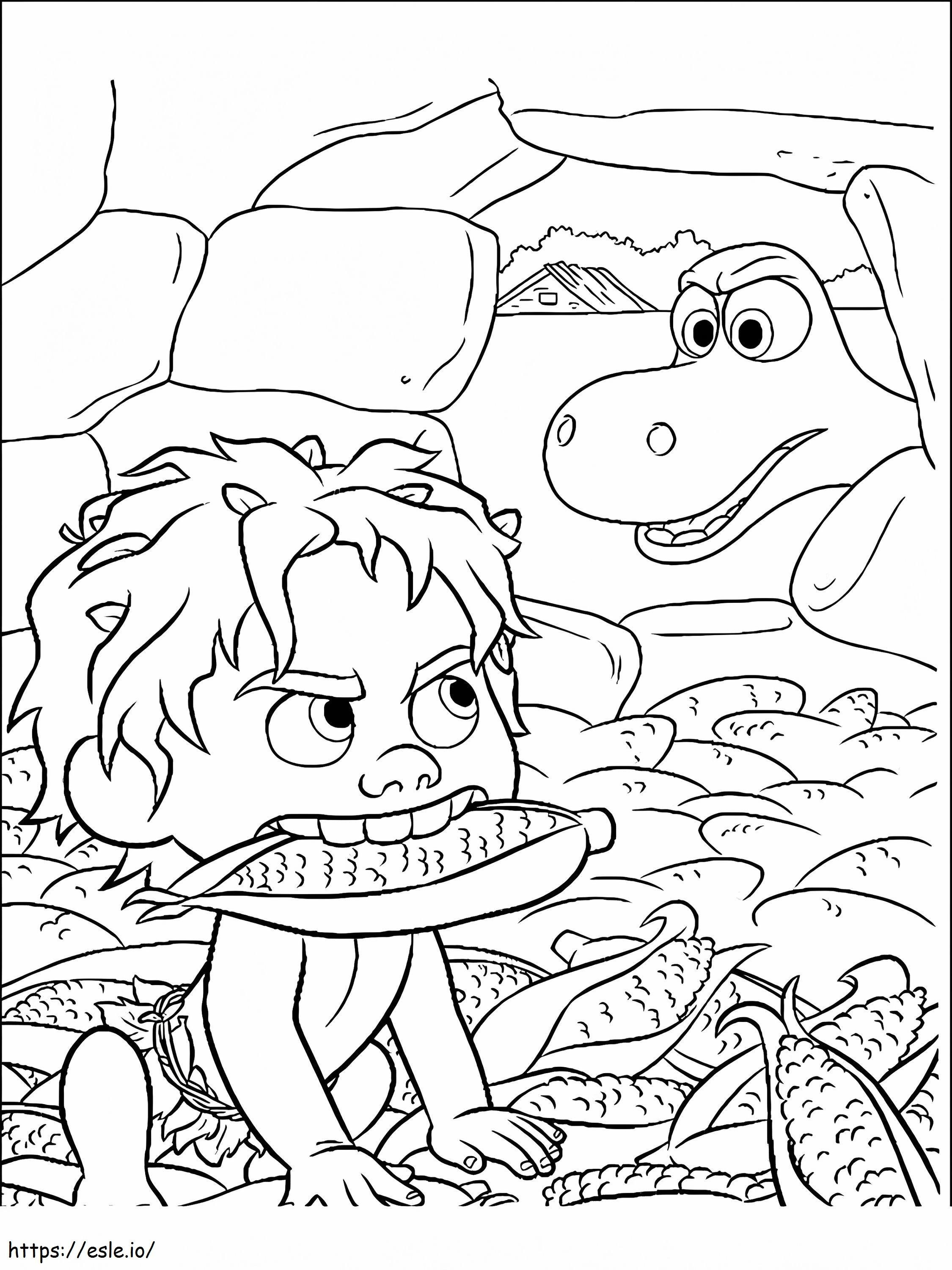 Fun On Arlo And Spot coloring page